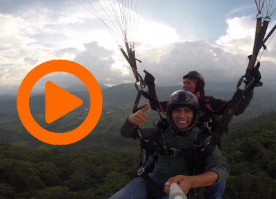 Video de un reportaje sobre el parapente en el Cerro de San Juan con JuanitoFly.com
